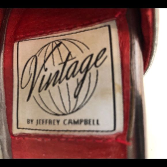 Jeffrey Campbell Hough Bronze Silver Leather Heels - Picture 8 of 11